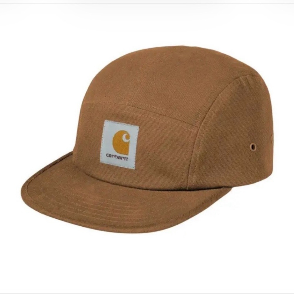 Carhartt Brown Canvas 5-Panel Cap